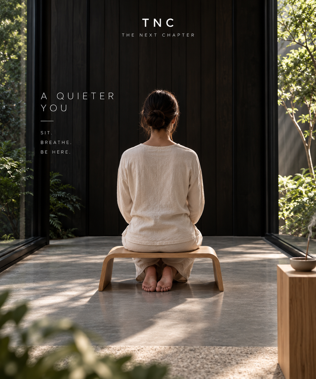 Banco de meditación TNC