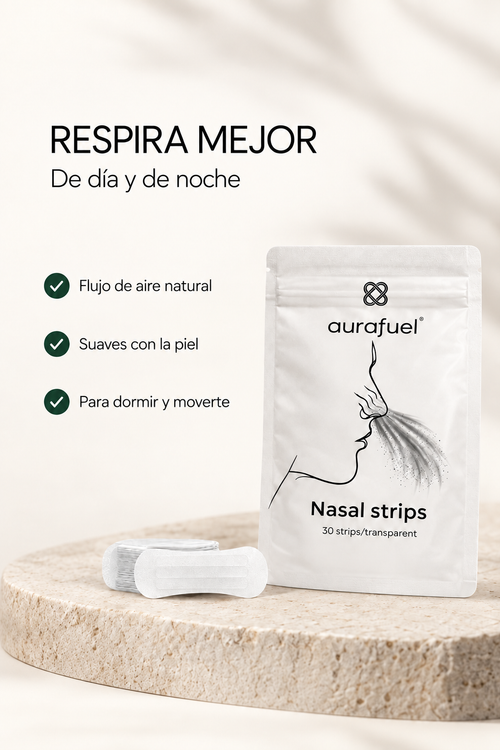 Tiras nasales transparentes
