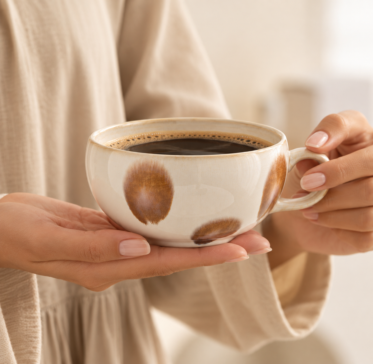 Taza de cerámica de diseño