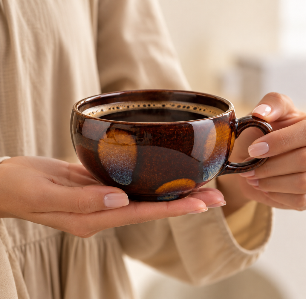 Taza de cerámica de diseño